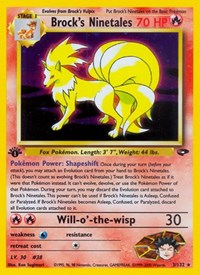 Brock's Ninetales (003/132) [Gym Challenge]