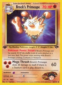 Brock's Primeape (035/132) [Gym Challenge (Unlimited)]