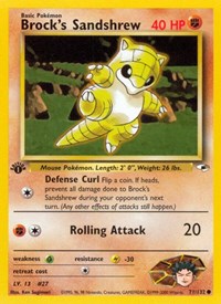 Brock's Sandshrew (71) (071/132) [Gym Heroes]