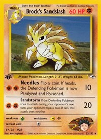 Brock's Sandslash (023/132) [Gym Heroes (Unlimited)]