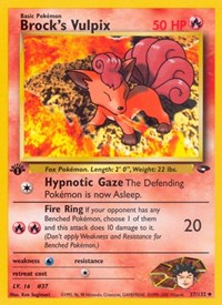 Brock's Vulpix (037/132) [Gym Challenge]