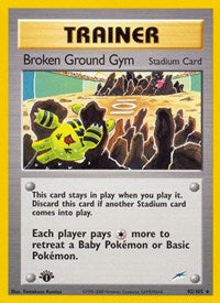 Broken Ground Gym (092/105) [Neo Destiny (Unlimited)]