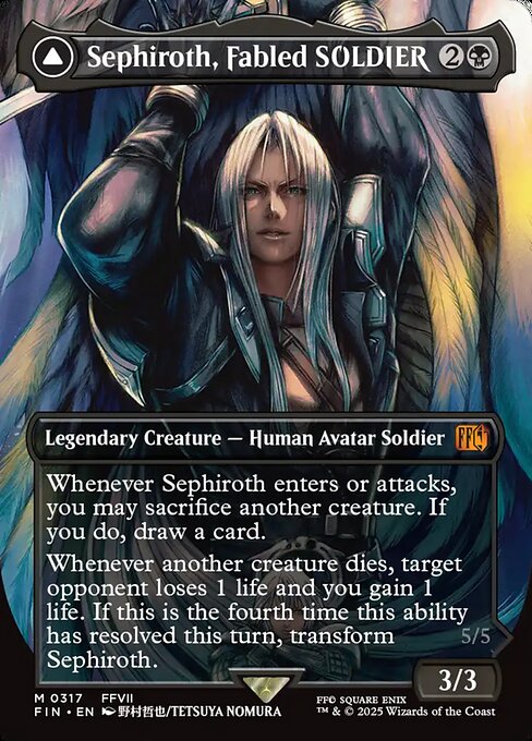 Sephiroth, Fabled SOLDIER // Sephiroth, One-Winged Angel (317) [Final Fantasy]