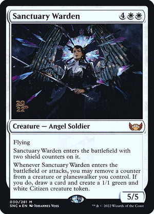 Sanctuary Warden (30s) [Streets of New Capenna Promos]