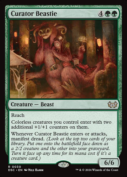 Curator Beastie (30) [Duskmourn: House of Horror Commander]