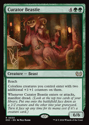 Curator Beastie (30) [Duskmourn: House of Horror Commander]