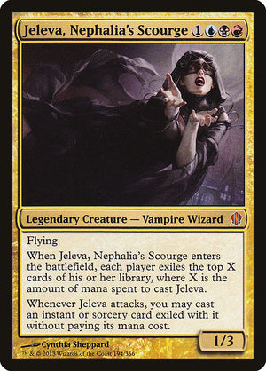 Jeleva, Nephalia's Scourge (194) [Commander 2013]