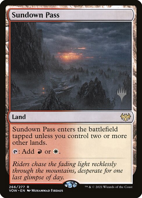 Sundown Pass (266p) [Innistrad: Crimson Vow Promos]