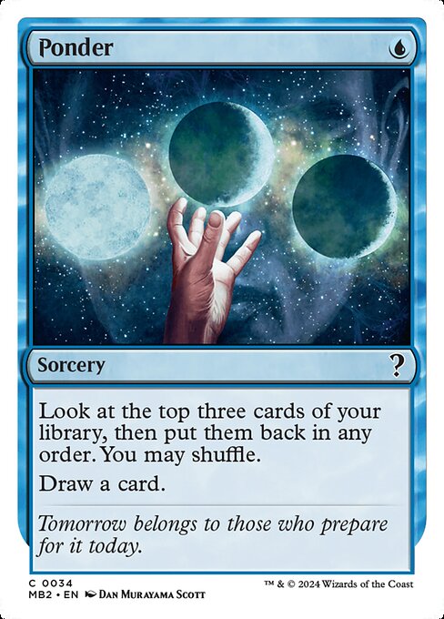 Ponder (34) [Mystery Booster 2]