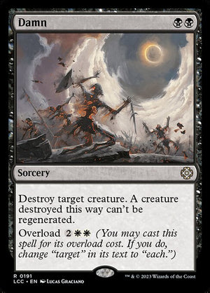 Damn (191) [The Lost Caverns of Ixalan Commander]