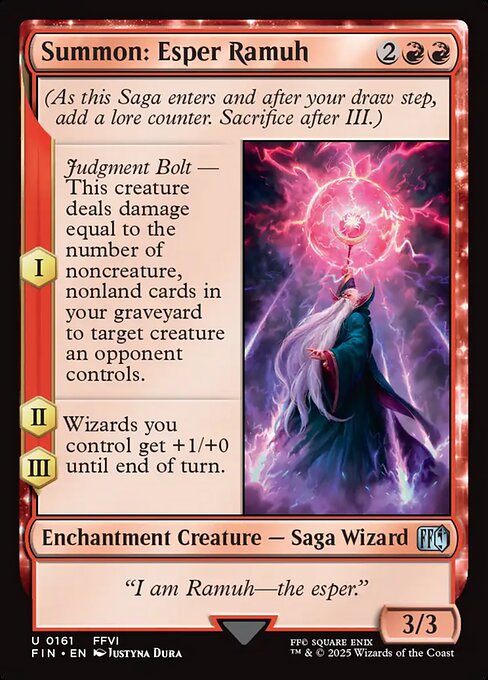 Summon: Esper Ramuh (161) [Final Fantasy]