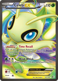 Celebi EX (141 Full Art) (141/149) [Boundaries Crossed]