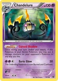 Chandelure (Secret) (101/99) [Next Destinies]