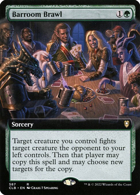 Barroom Brawl (587) [Commander Legends: Battle for Baldur's Gate] [Extended Art]