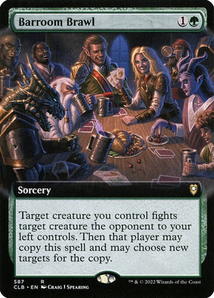 Barroom Brawl (587) [Commander Legends: Battle for Baldur's Gate] [Extended Art]
