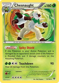 Chesnaught (14/146) [XY Base Set]