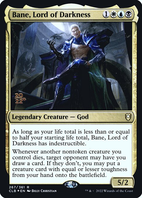 Bane, Lord of Darkness (267s) [Battle for Baldur's Gate Promos]