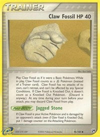Claw Fossil (90/100) [Sandstorm]