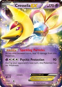 Cresselia EX (67/149) [Boundaries Crossed]