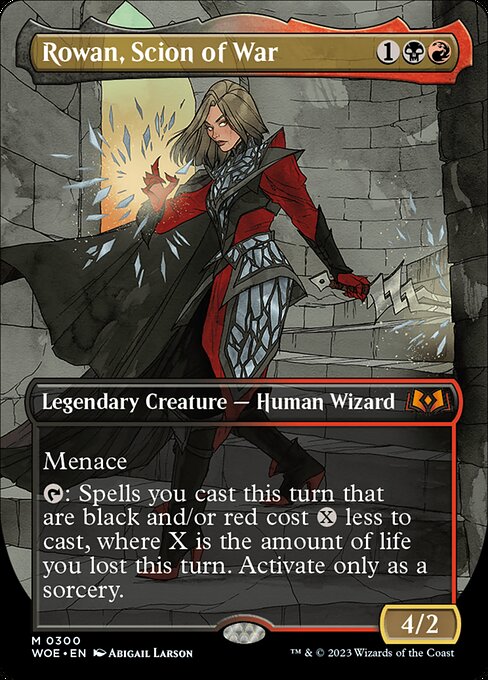 Rowan, Scion of War (300) [Wilds of Eldraine] [Borderless]