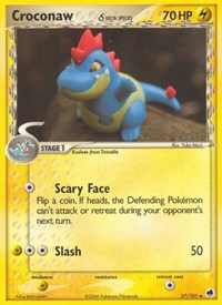 Croconaw (Delta Species) (27/101) [Dragon Frontiers]
