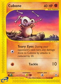 Cubone (072/147) [Aquapolis]