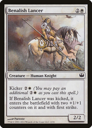 Benalish Lancer (12) [Duel Decks: Knights vs. Dragons]