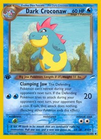 Dark Croconaw (032/105) [Neo Destiny (Unlimited)]