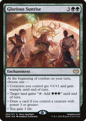 Glorious Sunrise (200p) [Innistrad: Crimson Vow Promos]