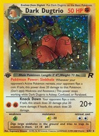 Dark Dugtrio (6) (06/82) [Team Rocket (Unlimited)]