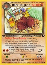 Dark Dugtrio (23) (23/82) [Team Rocket (Unlimited)]