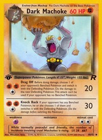 Dark Machoke (40/82) [Team Rocket (Unlimited)]