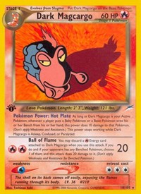 Dark Magcargo (018/105) [Neo Destiny (Unlimited)]
