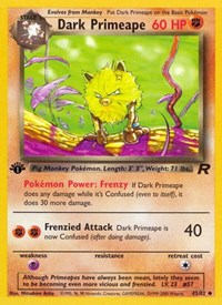 Dark Primeape (43/82) [Team Rocket (Unlimited)]