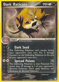 Dark Raticate (17/109) [Team Rocket Returns]