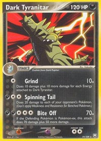 Dark Tyranitar - 019/109 (19/109) [Team Rocket Returns]