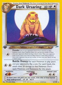 Dark Ursaring (021/105) [Neo Destiny (Unlimited)]