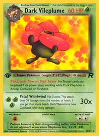 Dark Vileplume (30) (30/82) [Team Rocket (Unlimited)]