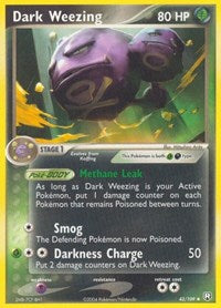 Dark Weezing (42/109) [Team Rocket Returns]