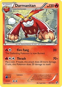 Darmanitan (25/114) [Black and White]
