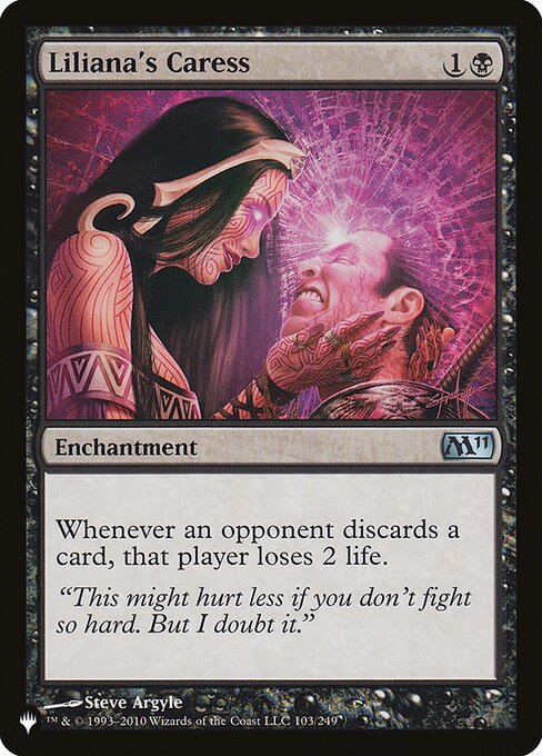 Liliana's Caress (M11-103) [The List]