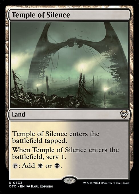 Temple of Silence (333) [Outlaws of Thunder Junction Commander]