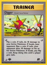 Digger (Rocket's Secret Machine) (75/82) [Team Rocket]