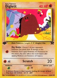 Diglett (52/82) [Team Rocket (Unlimited)]