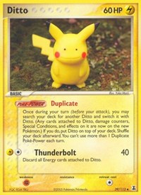 Ditto - 039/113 (Pikachu) (39/113) [Delta Species]