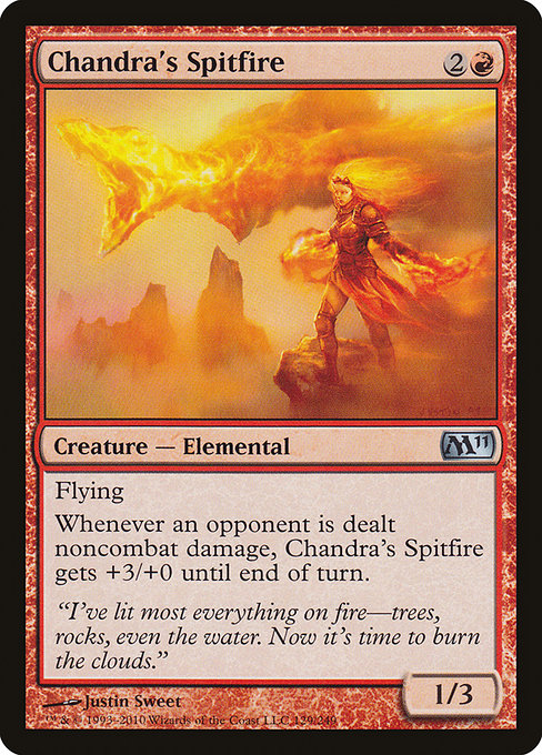 Chandra's Spitfire (129) [Magic 2011]