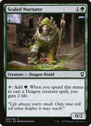 Scaled Nurturer (252) [Commander Legends: Battle for Baldur's Gate]