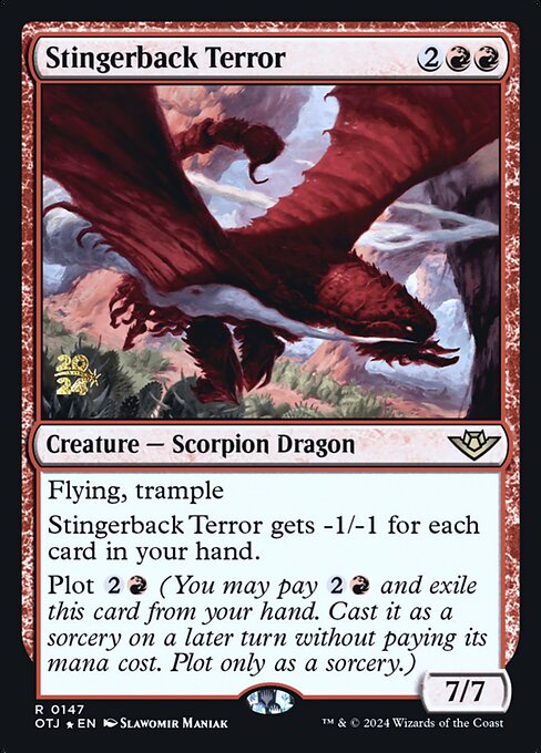 Stingerback Terror (147s) [Outlaws of Thunder Junction Promos]