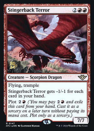 Stingerback Terror (147s) [Outlaws of Thunder Junction Promos]