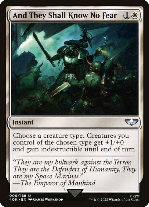 And They Shall Know No Fear (9) [Warhammer 40,000 Commander]